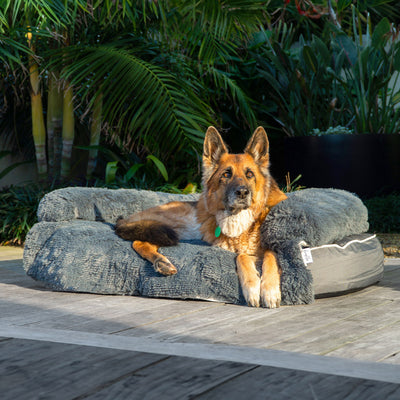 Chew Proof Luxe Lounger (2-in-1 Dog Bed)