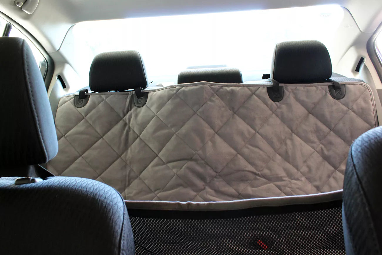 Backseat Extender for Dogs - Grey with Door Covers